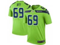 Legend Vapor Untouchable Men's Tyler Ott Seattle Seahawks Nike Color Rush Neon Jersey - Green
