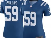 Legend Vapor Untouchable Women's Carroll Phillips Indianapolis Colts Nike Color Rush Jersey - Royal