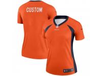Legend Vapor Untouchable Women's Custom Denver Broncos Nike Jersey - Orange