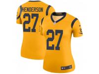 Legend Vapor Untouchable Women's Darrell Henderson Los Angeles Rams Nike Color Rush Jersey - Gold