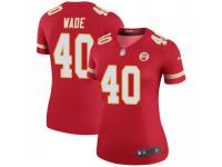 Legend Vapor Untouchable Women's D'Montre Wade Kansas City Chiefs Nike Color Rush Jersey - Red