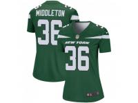 Legend Vapor Untouchable Women's Doug Middleton New York Jets Nike Player Jersey - Gotham Green