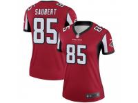 Legend Vapor Untouchable Women's Eric Saubert Atlanta Falcons Nike Jersey - Red
