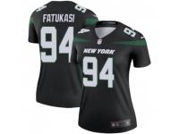 Legend Vapor Untouchable Women's Folorunso Fatukasi New York Jets Nike Color Rush Jersey - Stealth Black