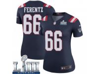 Legend Vapor Untouchable Women's James Ferentz New England Patriots Nike Color Rush Super Bowl LIII Jersey - Navy