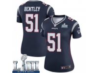 Legend Vapor Untouchable Women's Ja'Whaun Bentley New England Patriots Nike Super Bowl LIII Jersey - Navy