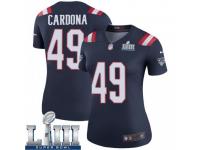 Legend Vapor Untouchable Women's Joe Cardona New England Patriots Nike Color Rush Super Bowl LIII Jersey - Navy