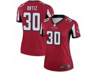 Legend Vapor Untouchable Women's Ricky Ortiz Atlanta Falcons Nike Jersey - Red
