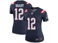 Legend Vapor Untouchable Women's Tom Brady New England Patriots Nike Color Rush Jersey - Navy