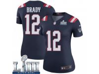 Legend Vapor Untouchable Women's Tom Brady New England Patriots Nike Color Rush Super Bowl LIII Jersey - Navy