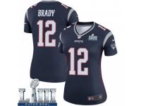Legend Vapor Untouchable Women's Tom Brady New England Patriots Nike Super Bowl LIII Jersey - Navy