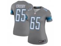 Legend Vapor Untouchable Women's Tyrell Crosby Detroit Lions Nike Color Rush Steel Jersey -