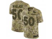 Limited Men's Aaron Wallace Denver Broncos Nike 2018 Salute to Service Jersey - Camo