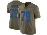 Limited Men's Antonio Garcia Indianapolis Colts Nike 2017 Salute to Service Jersey - Green