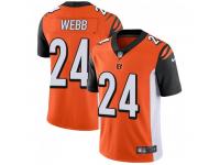 Limited Men's B.W. Webb Cincinnati Bengals Nike Vapor Untouchable Jersey - Orange