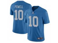 Limited Men's Brandon Powell Detroit Lions Nike Throwback Vapor Untouchable Jersey - Blue
