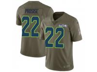 Limited Men's C.J. Prosise Seattle Seahawks Nike 2017 Salute to Service Jersey - Green