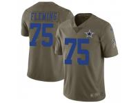 Limited Men's Cameron Fleming Dallas Cowboys Nike 2017 Salute to Service Jersey - Green