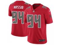 Limited Men's Carl Nassib Tampa Bay Buccaneers Nike Color Rush Jersey - Red