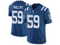 Limited Men's Carroll Phillips Indianapolis Colts Nike Color Rush Vapor Untouchable Jersey - Royal