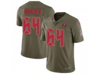 Limited Men's Cole Boozer Tampa Bay Buccaneers Nike 2017 Salute to Service Jersey - Green