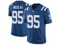 Limited Men's Dadi Nicolas Indianapolis Colts Nike Color Rush Vapor Untouchable Jersey - Royal