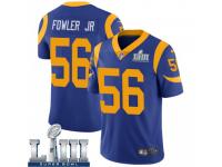 Limited Men's Dante Fowler Jr. Los Angeles Rams Nike Alternate Super Bowl LIII Bound Vapor Untouchable Jersey - Royal