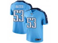 Limited Men's Daren Bates Tennessee Titans Nike Color Rush Jersey - Light Blue