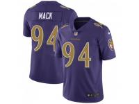 Limited Men's Daylon Mack Baltimore Ravens Nike Color Rush Vapor Untouchable Jersey - Purple