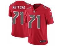 Limited Men's Earl Watford Tampa Bay Buccaneers Nike Color Rush Jersey - Red