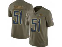 Limited Men's Emeke Egbule Los Angeles Chargers Nike 2017 Salute to Service Jersey - Green