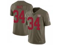 Limited Men's Grant Haley New York Giants Nike 2017 Salute to Service Jersey - Green