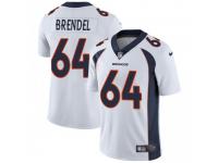 Limited Men's Jake Brendel Denver Broncos Nike Vapor Untouchable Jersey - White