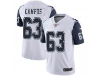 Limited Men's Jake Campos Dallas Cowboys Nike Color Rush Vapor Untouchable Jersey - White