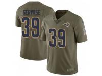 Limited Men's Jake Gervase Los Angeles Rams Nike 2017 Salute to Service Jersey - Green