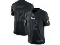 Limited Men's Joe Namath Los Angeles Rams Nike Jersey - Black Impact Vapor Untouchable