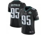 Limited Men's Joe Ostman Philadelphia Eagles Nike Alternate Super Bowl LII Vapor Untouchable Jersey - Black