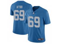 Limited Men's Jonathan Wynn Detroit Lions Nike Throwback Vapor Untouchable Jersey - Blue