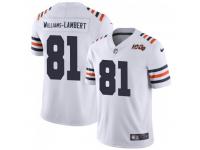 Limited Men's Jordan Williams-Lambert Chicago Bears Nike Alternate Classic 100th Season Jersey - White
