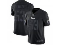 Limited Men's Justin Lawler Los Angeles Rams Nike Jersey - Black Impact Vapor Untouchable