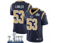Limited Men's Justin Lawler Los Angeles Rams Nike Team Color Super Bowl LIII Bound Vapor Untouchable Jersey - Navy
