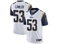 Limited Men's Justin Lawler Los Angeles Rams Nike Vapor Untouchable Jersey - White
