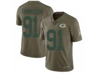 Limited Men's Kendall Donnerson Green Bay Packers Nike 2017 Salute to Service Jersey - Green