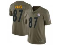 Limited Men's Kevin Rader Pittsburgh Steelers Nike 2017 Salute to Service Jersey - Green