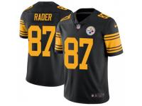 Limited Men's Kevin Rader Pittsburgh Steelers Nike Color Rush Jersey - Black