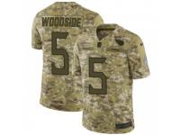 Limited Men's Logan Woodside Tennessee Titans Nike 2018 Salute to Service Jersey - Camo