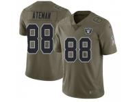 Limited Men's Marcell Ateman Oakland Raiders Nike 2017 Salute to Service Jersey - Green