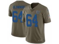 Limited Men's Mark Glowinski Indianapolis Colts Nike 2017 Salute to Service Jersey - Green