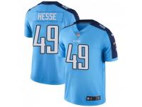 Limited Men's Parker Hesse Tennessee Titans Nike Color Rush Jersey - Light Blue