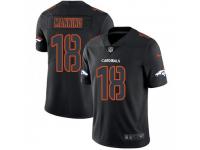 Limited Men's Peyton Manning Denver Broncos Nike Jersey - Black Impact Vapor Untouchable